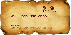 Wellisch Marianna névjegykártya